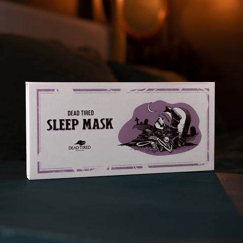 100% Silk "Skelly" Sleep Mask